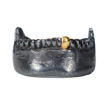 Oxidized Jawbone Ring