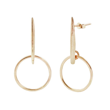 Gold Stick Hoops